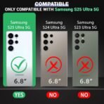 Case for Samsung Galaxy S25 Ultra 5G | Shockproof Design | Camera & Screen Protection | Stunning Minimalist Design Back Cover Case (Brown) - Image 2