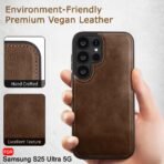 Case for Samsung Galaxy S25 Ultra 5G | Shockproof Design | Camera & Screen Protection | Stunning Minimalist Design Back Cover Case (Brown) - Image 3