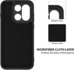 Oneplus 15 5G Back Cover with Upgraded Square Edges for Camera Protection Shockproof Flexible Matte Liquid Silicone Mobile Phone Case (Black) - Image 4