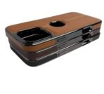 Back Cover for iPhone 16 Pro Max 5G Tronzo Style Luxury Premium PU Leather Stylish Cover with Soft Lining Design Case - Image 3