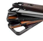 Back Cover for iPhone 16 Pro Max 5G Tronzo Style Luxury Premium PU Leather Stylish Cover with Soft Lining Design Case - Image 4