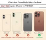 Back Cover for iPhone 16 Pro Max 5G Tronzo Style Luxury Premium PU Leather Stylish Cover with Soft Lining Design Case - Image 6