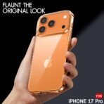 Back Case Cover for iPhone 17 Pro | Shockproof Design | Hard Back Cover Case for iPhone 17 Pro (PC & TPU, Transparent) - Image 2