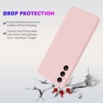 LIRAMARK Silicone Soft Back Cover Case for Samsung Galaxy S21 FE 5G (Silicone Pink) - Image 4