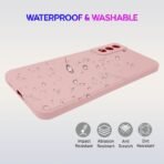 LIRAMARK Silicone Soft Back Cover Case for Samsung Galaxy S21 FE 5G (Silicone Pink) - Image 5