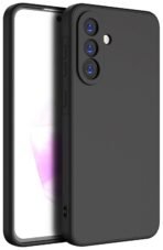 Kapa Matte Protective Lens Flexible Back Cover for Samsung Galaxy A36 | Slim Silicone with Soft Lining Shockproof Full Body Bumper Case (Blue)