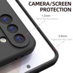 Kapa Matte Protective Lens Flexible Back Cover for Samsung Galaxy A36 | Slim Silicone with Soft Lining Shockproof Full Body Bumper Case (Blue) - Image 2