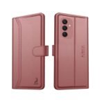AIBEX ® Compatible for Samsung A56 5G Flip Cover Leather Finish with Magnatic Closure | Inside TPU with Card Pockets | Wallet Stand | Complete Protection Flip Case -Brown