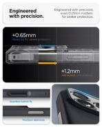 Spigen Nano Pop MagFit Back Cover Case Compatible with iPhone 17 Pro Max (TPU + Poly Carbonate | Black Sesame) - Image 4