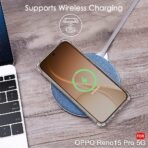 TheGiftKart Shockproof Ultra-Hybrid Back Cover Case for Oppo Reno 15 Pro 5G Compatible with MagSafe | 360° Protection | Crystal Clear Hard Back Cover Case for Oppo Reno15 Pro 5G (Transparent Bumper) - Image 5