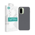 SPRIG Compatible with OnePlus 15R 5G Premium SilkTone Back Cover Drop Tested Shock Proof Mobile Case for Men, Women, Boys and Girls with Camera Protection (Dark Grey)