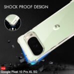 TheGiftKart Crystal Clear Back Cover Case for Google Pixel 10 Pro XL | 360 Degree Protection | Shock Proof Design | Transparent Back Cover for Google Pixel 10 Pro XL - Image 5