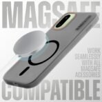 Mr. Case Back Cover for OnePlus 15R 5G Sleek Frosted Translucent Back Only Compatible with Wireless Magnetic Accessories | Anti-Scratch Shockproof Phone Case - Image 3