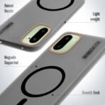 Mr. Case Back Cover for OnePlus 15R 5G Sleek Frosted Translucent Back Only Compatible with Wireless Magnetic Accessories | Anti-Scratch Shockproof Phone Case - Image 4
